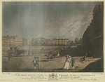 View of Bloomsbury Square by Edward Dayes, Robert Pollard, Francis Jukes, and Robert Thew
