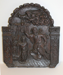 Baptism of Christ Wood Carving