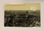 High Bridge and City Hospital, St. Paul, Minnesota by Charles J. Hibbard