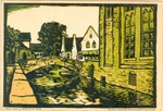 Scene of a Bruges Canal