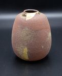 Stoneware Kutani Vase by Kitamura Takashi