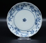 Imari Blue and White Dish