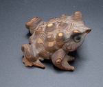 Carved Wooden Toad
