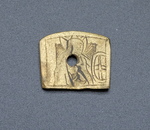 Brass Accessory with St. Barbara