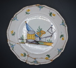 Souvenir Plate Made to Commemorate the French Revolution