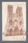 Photographic postcard of Reims Cathedral