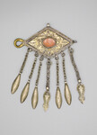 Pectoral Ornament with Table-Cut Carnelian