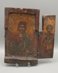 Triptych with Christ and Saint Nicholas and Missing Left Wing