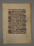 Manuscript Folio with Psalms