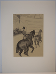 The Circus: Écuyère de haute école - Le tandem by Henri de Toulouse-Lautrec
