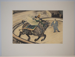 The Circus: Travail sur le panneau by Henri de Toulouse-Lautrec