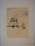 The Circus: Clownesse et chocon by Henri de Toulouse-Lautrec
