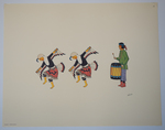 The Eagle Dance, in which two dancers mime the soaring flight of eagles by Awa Tsireh