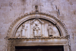 AL.053 Tympanum, Church of St. Dominic, Trogir by Denis Baly