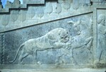 K.020 Combat of a Lion and Bull on Facade of Eastern Stairway by Denis Baly