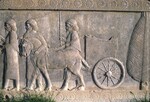 K.038 Lydians or Syrians with a Chariot drawn by two small horses by Denis Baly