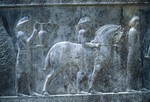 K.044 Armenians with a Horse and a vase by Denis Baly