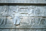 K.051 Procession Carrying King's Riding Horse and Camp Stool, Eastern Stairway by Denis Baly