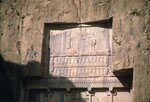 K.075 Close up of Relief Sculpture on Tomb of Xerxes by Denis Baly