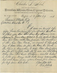 Letter from Buffalo, New York to Leonard Blake in Gambier, Ohio