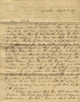 Letter from Buffalo, New York to Leonard Blake in Gambier, Ohio by Norman Badger (1812-1876)