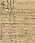Letter from Buffalo, New York to Leonard Blake in Gambier, Ohio by Norman Badger (1812-1876)