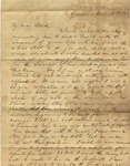 Letter from Buffalo, New York to Leonard Blake in Gambier, Ohio by Norman Badger (1812-1876)