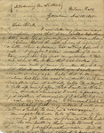 Letter from Buffalo, New York to Leonard Blake in Gambier, Ohio
