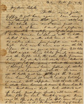 Letter from Buffalo, New York to Leonard Blake in Gambier, Ohio by Norman Badger (1812-1876)