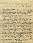 Letter from Buffalo, New York to Leonard Blake in Gambier, Ohio