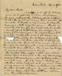 Letter from Buffalo, New York to Leonard Blake in Gambier, Ohio