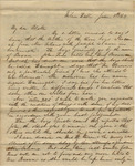 Letter from Buffalo, New York to Leonard Blake in Gambier, Ohio