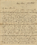 Letter from Buffalo, New York to Leonard Blake in Gambier, Ohio