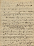 Letter from Buffalo, New York to Leonard Blake in Gambier, Ohio