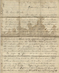 Letter from Buffalo, New York to Leonard Blake in Gambier, Ohio
