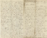 Letter from Buffalo, New York to Leonard Blake in Gambier, Ohio