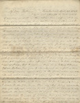 Letter from Buffalo, New York to Leonard Blake in Gambier, Ohio