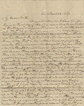 Letter from Buffalo, New York to Leonard Blake in Gambier, Ohio by Alfred Blake (1809-1877)