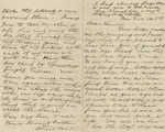 Letter from Buffalo, New York to Leonard Blake in Gambier, Ohio