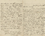 Letter from Buffalo, New York to Leonard Blake in Gambier, Ohio