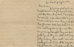 Letter from Buffalo, New York to Leonard Blake in Gambier, Ohio