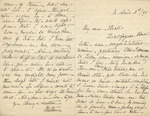 Letter from Buffalo, New York to Leonard Blake in Gambier, Ohio