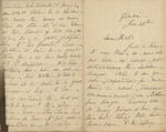 Letter from Buffalo, New York to Leonard Blake in Gambier, Ohio