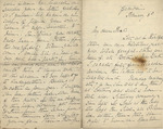 Letter from Buffalo, New York to Leonard Blake in Gambier, Ohio