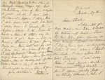 Letter from Buffalo, New York to Leonard Blake in Gambier, Ohio