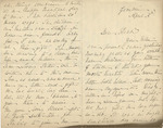 Letter from Buffalo, New York to Leonard Blake in Gambier, Ohio