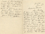 Letter from Buffalo, New York to Leonard Blake in Gambier, Ohio