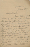 Letter from Buffalo, New York to Leonard Blake in Gambier, Ohio by Ann Jane (Leonard) Blake (1819-1901)