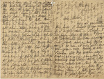 Letter from Buffalo, New York to Leonard Blake in Gambier, Ohio by Ann Jane (Leonard) Blake (1819-1901)
