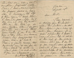 Letter from Buffalo, New York to Leonard Blake in Gambier, Ohio